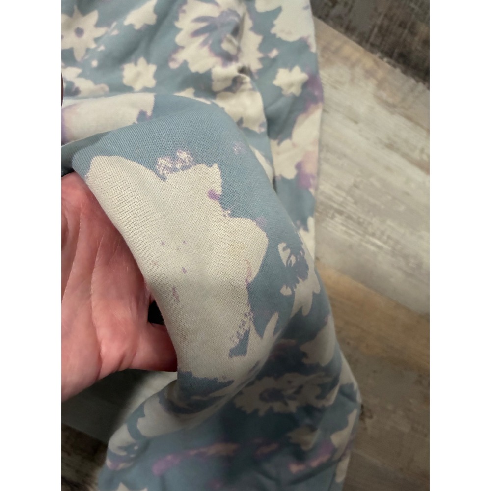 Adidas Originals Floral Print Sweatpants Blue Purple Tie Dye Joggers Womens M - Picture 9 of 9